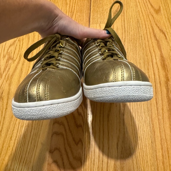 K-Swiss Men’s Gold Leather Lifestyle Shoes Size 11 - Picture 4 of 11